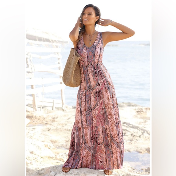 Lascana For Venus Dresses & Skirts - Lascana For Venus Tiered Maxi Dress